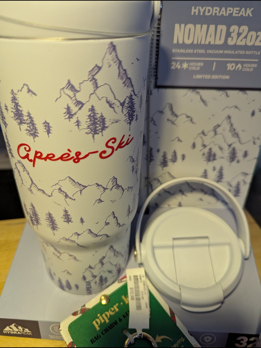 Hydrapeak Nomad 32oz Insulated Tumbler Gift Set Apres Ski - Picture 2 of 10
